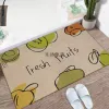 Linen floor MATS, kitchen entrance door MATS, household bathroom floor MATS, anti-slip, water-absorbing, foyer, wear-resistant, new style, fresh and clean details Picture